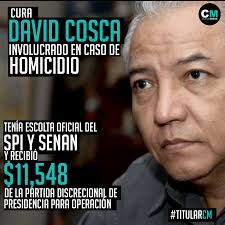 El padre católico David Cosca se ha visto involucrado en un caso de  homicidio luego de que el cuarto de hotel donde se dieron los hechos estaba  a su nombre. Cosca contaba