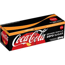 Amazon Com Coca Cola Zero Soda Orange Vanilla 12 Oz Pack Of 12 Grocery Gourmet Food