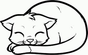 A Cat Laying Down Clip Art Yahoo Image Search Results Cat Face Drawing Cartoon Cat Drawing Cat Drawing