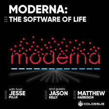 Names and logos removed, only general warning signs remain. Moderna The Software Of Life Colossus