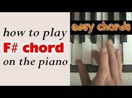 Learn how to play the f sharp major chord on piano and keyboard with left and right hand, in root position, first and second inversion. F Piano Chord How To Play F Sharp Major Chord On The Piano Youtube