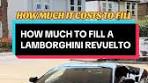 Lamborghini Revuelto Fuel Cost and Range | Full Tank Details - TikTok