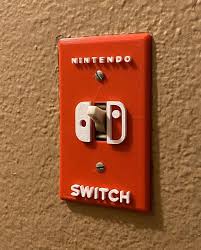 Nintendo Switch Light Cover Free Shipping Etsy Light Switch Covers Diy Light Switch Plate Cover Light Covers