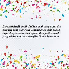 Semoga hubungan cinta kita terus bahagia doa ulang tahun islam untuk suami dalam bahasa inggris. Ucapan Ulang Tahun Untuk Anak Perempuan Islami With 640x585 Resolution