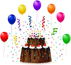 Birthday Cake With Balloons Clipart Birthday Cake With Confetti And Balloons Png Clip Art Gallery Yopriceville High Quality Image Happy Birthday To You Happy Birthday Png Image Birthday Cake