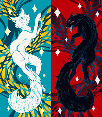 Good Vs Evil By Cgkita On Deviantart Animal Illustration Animals Cats