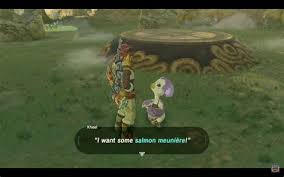 Zelda botw salmon meuniere recipe from i.ytimg.com it can be cooked over a cooking pot and requires specific ingredients to make. How To Make Salmon Meuniere Zelda Breath Of The Wild Genli Orcz Com The Video Games Wiki Please Check The Fish And Make Sure That It Is At Least At