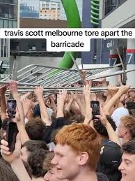 Travis Scott's unruly Melbourne concert marred by crowd chaos