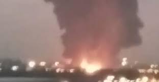 The explosion's shockwave blew out windows at beirut international airport's passenger terminal, about 9km (5 miles) away from the port. Singapore Large Fire Breaks Out In Tuas Singapore February 23 The Advertiser