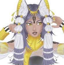 In this anime body drawing tutorial video, i'll be sharing some tips for drawing anime body and. My Art And Crazy Ideas Did A Fanart Of Reyhansartwork S Oc Bastet