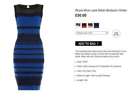 Original Optical Illusion Black And Blue Dress You Can Buy The Blue Black White Gold Dress For 77 Black And Blue Dress White Gold Dress Blue And Gold Dress