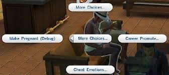 Mod The Sims Script Mod Enable Advanced Debug Cheat Interactions Cheating Interactive Script