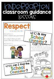 Kindergarteners Learn Respect Responsibility Self Discipline And More In This Year Guidance Lessons School Counseling Lessons Character Education Activities