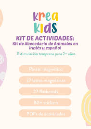 Una vez nos hemos aprendido las letras del abecedario inglés y su pronunciación. Krea Kids Kit De Actividades Abecedario De Animales Aprender El Abecedario Actividades Abecedario
