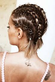 This is a unique way of pulling your hair together in a different design. 30 Charming Braided Hairstyles For Short Hair Checopie