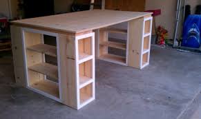 Homemade Craft Storage Modern Craft Table A My Projects And S Craft Room Tables Craft Tables With Storage Craft Table Diy