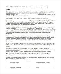 Most of the time, it concerns people who do not have the money to pay for their trip themselves, or employees on a business trip to a foreign country. Rental Guarantor Agreement Form Good Essay Resume Template Free Cover Letter Sample