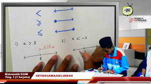 2017 Kssm Tingkatan 1 Sarjana Ketaksamaan Linear Vtutor