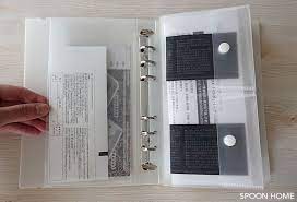 100均セリア 6リング用リフィル バインダー の収納アイデア 種類と使い方をブログレポート 収納 アイデア バインダー バインダー収納