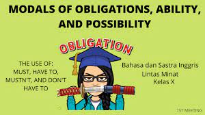 Materi bahasa inggris lintas minat kelas x semester 1: Bahasa Dan Sastra Inggris Lintas Minat Kelas X 10 The Summary Of Modals Youtube