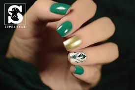 Green nail designs are just as festive as red, yet they feel fresher and more unexpected. Strange With Dark Green Nails Impressing Nails In 2018