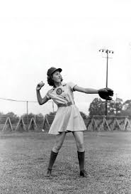 1947 Delores Dolly Brumfield White Fifteen Joins The South Bend Indiana Blue Sox Of The All Ameri American Baseball League Baseball Women Baseball Girls
