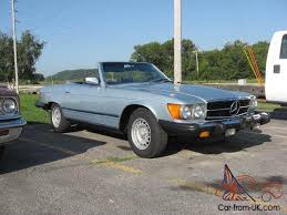 Classic 1978 mercedes benz 450sl convertible roadster with removable hardtop r107 body style, collector's item garage kept, low miles, cold a/c well maintained with books, two keys, floormats, car cover, etc. 1978 Mercedes Benz 450sl Convertible Blue