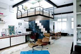 Some of the most amazing design photos come from the interiors of studio apartments. Modern Studio Apartment With A Smart Space Saving Concept Interior Design Ideas Ofdesign