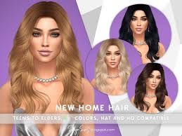 Best curly hair ccs women can rock in the sims 4 (all free) 1. New Home Hair With Curls At Sonya Sims Sims 4 Updates
