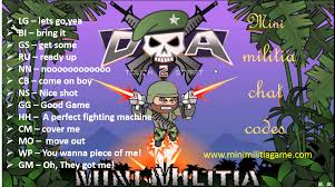 Best Mini Militia Chat Codes Words Commands And Messages Download And, it has the same features like other versions. best mini militia chat codes words