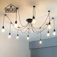 6 8 10 Vintage Large Pendant Lights Black Kitchen Island Bar Hotel Lighting Fixtures Art Deco Antique Pendant Ceiling Lamp Pendant Ceiling Lamp Light Fixtureslarge Pendant Lights Aliexpress