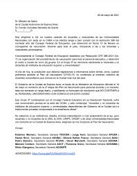 Cuáles son las verdaderas cifras de muertes y contagios. Aduba Gestiona Ante La Ciudad Las Vacunas Para Los Docentes De La Uba Aduba
