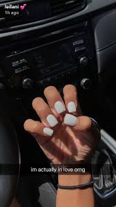 So, they coat the nails with white nail enamel can give you a very stylish set of nails. Square Acrylic Nails Short Square Acrylic Nails White Acrylic Nails