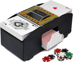 This largely depends on how many decks of cards. Buy 2 Deck Automatic Card Shuffler Bridge Game Electric Playing Card Shuffler Automatic Poker Card Shuffler Machine Great For Classic Poker Trading Card Games Online In Indonesia B08sqfvcs8