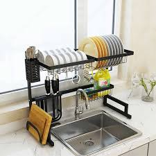 Maybe you would like to learn more about one of these? Silver Black Kitchen Sink Rack Stainless Steel Sink Drain Rack Drying Storage Holder 2 Layer Kitchen Dish Shelf Organizer Racks Holders Aliexpress Kitchen Sink Rack Stainless Steel Kitchen Sink Rack Design