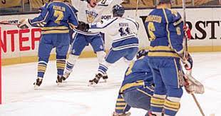 Finland Ice Hockey World Champions 1995 First Ever For Finland Ville Peltonen X 3 In Final Against Sweden Hockey World Ice Hockey Hockey