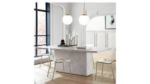 Chiaro Clear Chair Nickel Cb2 In 2020 Dining Table Marble Marble Dining Modern Dining Table