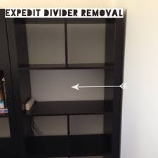 Expedit Divider Removal Ikea Hack Kallax Ikea Ikea Hack Ikea Kallax Hack