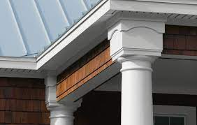There are other choices for exterior trim besides solid wood, but understanding how different materials perform and of all exterior trim options, finger jointed material is most readily accepted by builders. Pvc Trimboards Certainteed