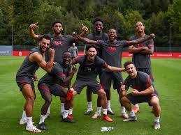 Lfc nike mens third vapor jersey 20/21. Training Photos Reds Continue 2020 21 Preparations In Austria