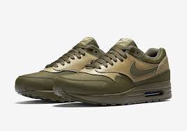 Build Destroy Nike Air Max 1 Premium Olive Green Nike Air Max Nike Air Max 1
