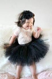 Black Baby Tutuinfant Tutu And Headbandtulle Baby Tutublack Etsy Little Girl Tutu Tutu Skirt Kids Toddler Tutu