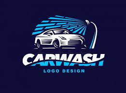 Logo Car Wash On Dark Background Stock Vector Affiliate Wash Car Logo Dark Ad Wash Logo Car Logo Design Car Wash
