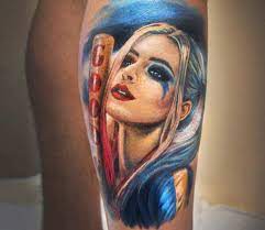 Harley quinn the joker s tattoos in squad ranked by easter egg importance. Harley Quinn Tattoo By Malena Tattoo Post 22531
