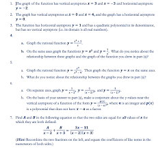 Solved For Exercise 1 3 Write A Rational Function Satis Chegg Com