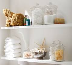 Hautman brothers at the beach cotton ball jar. Classic Glass Bathroom Canisters Pottery Barn