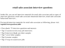 Contingent retail sales associate resume examples & samples. Retail Sales Associate Interview Questions