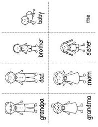 Esl Young Learners Family Flashcards Preschool Family Theme Family Activities Preschool Preschool Family