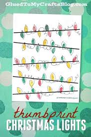 Thumbprint You Light Up My Life Christmas Lights Kid Craft Christmas Arts And Crafts Dad Crafts Winter Crafts For Kids
