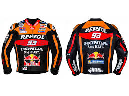 Marc Marquez 93 Honda Repsol Black Jacket 2017 Black Honda Marc Marquez Motorbike Jackets